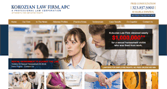 Desktop Screenshot of losangelesemployeelawyer.com