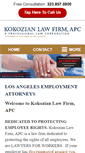 Mobile Screenshot of losangelesemployeelawyer.com